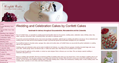 Desktop Screenshot of confetticakes.co.uk